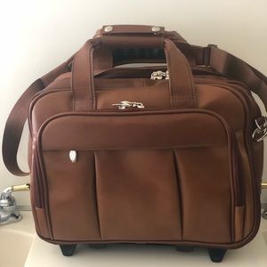 NWOT- MCKLEIN Leather Detachable Bag. Price:$450